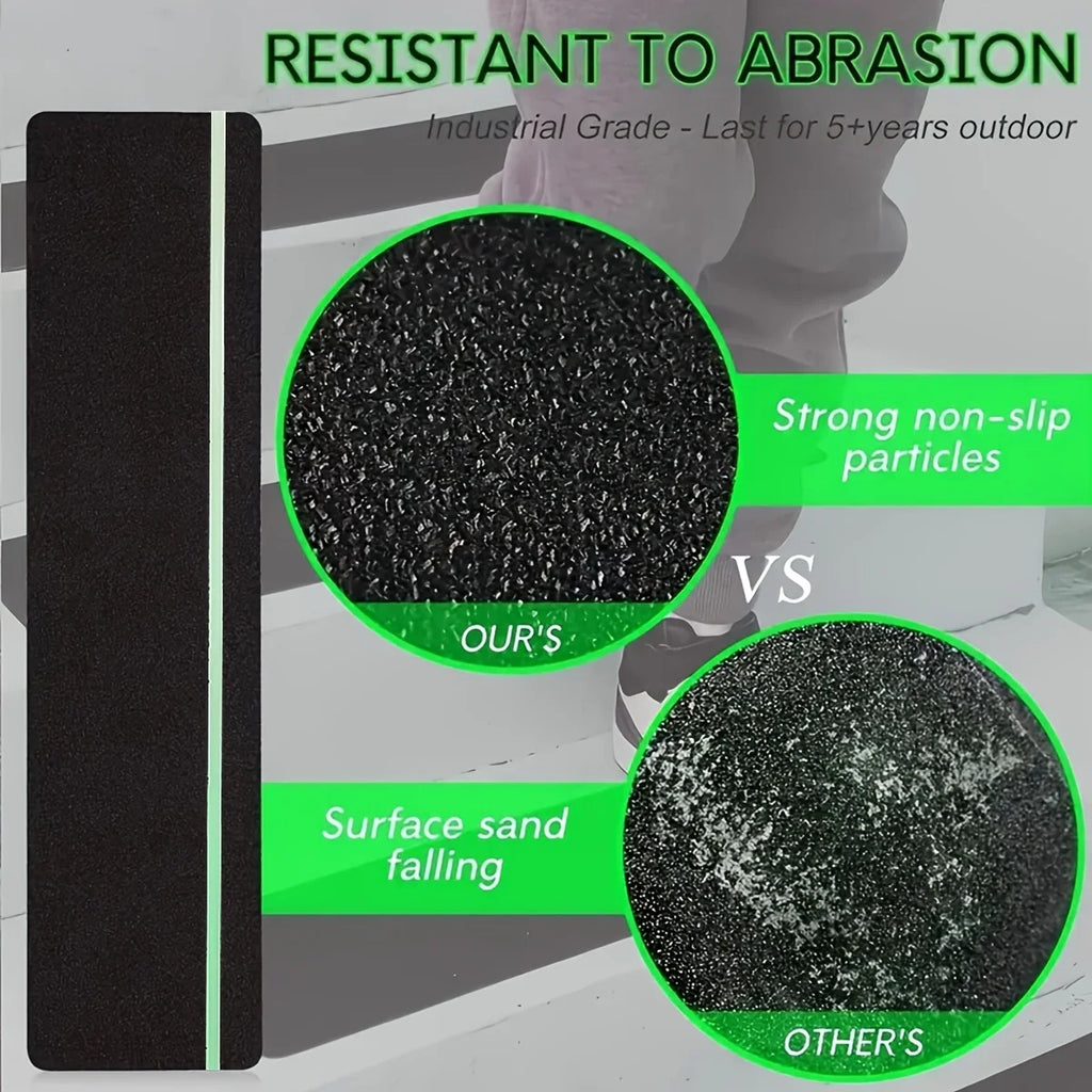 Luminous Anti-Slip Traction Tape Outdoor/Indoor Stair Step Anti-Slip Tape Stair Tread Waterproof Anti-Slip Tape Qme