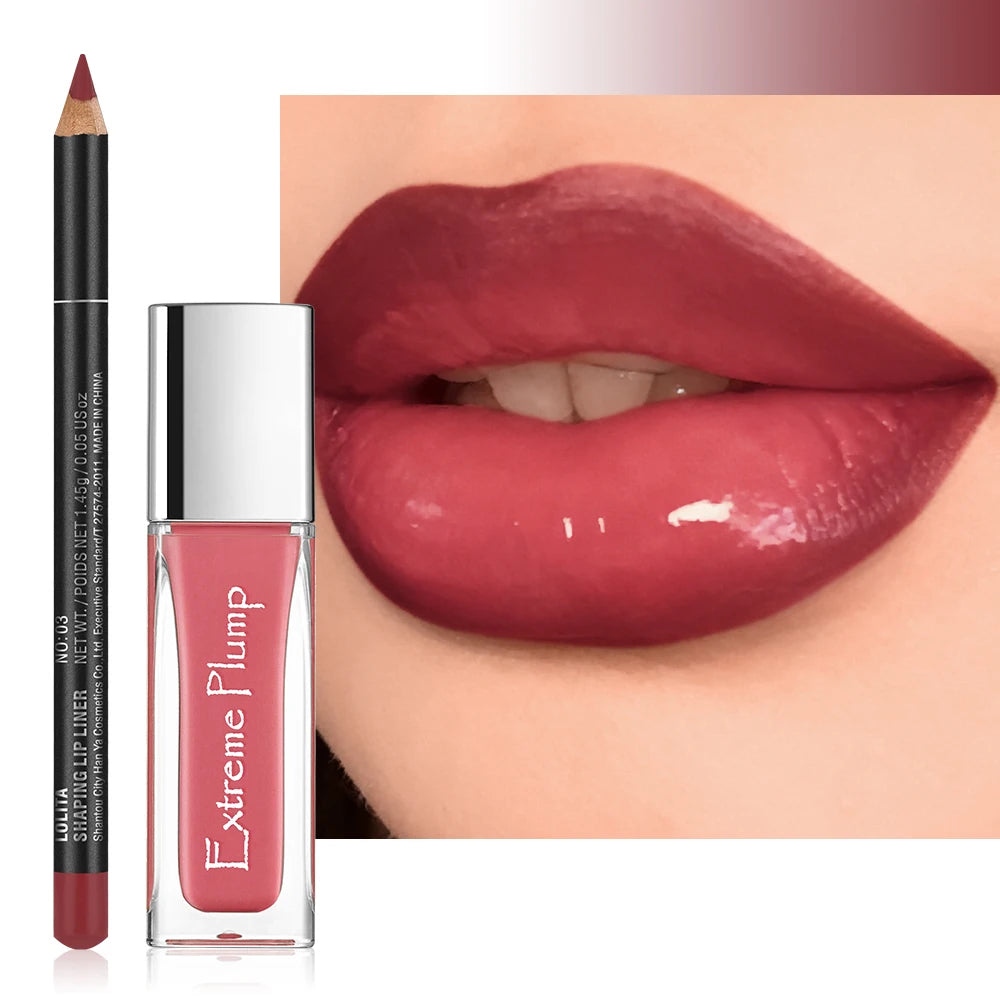 Lip Definer Plumping Gloss Duo All-in-one Defined Voluminous Daily Qme