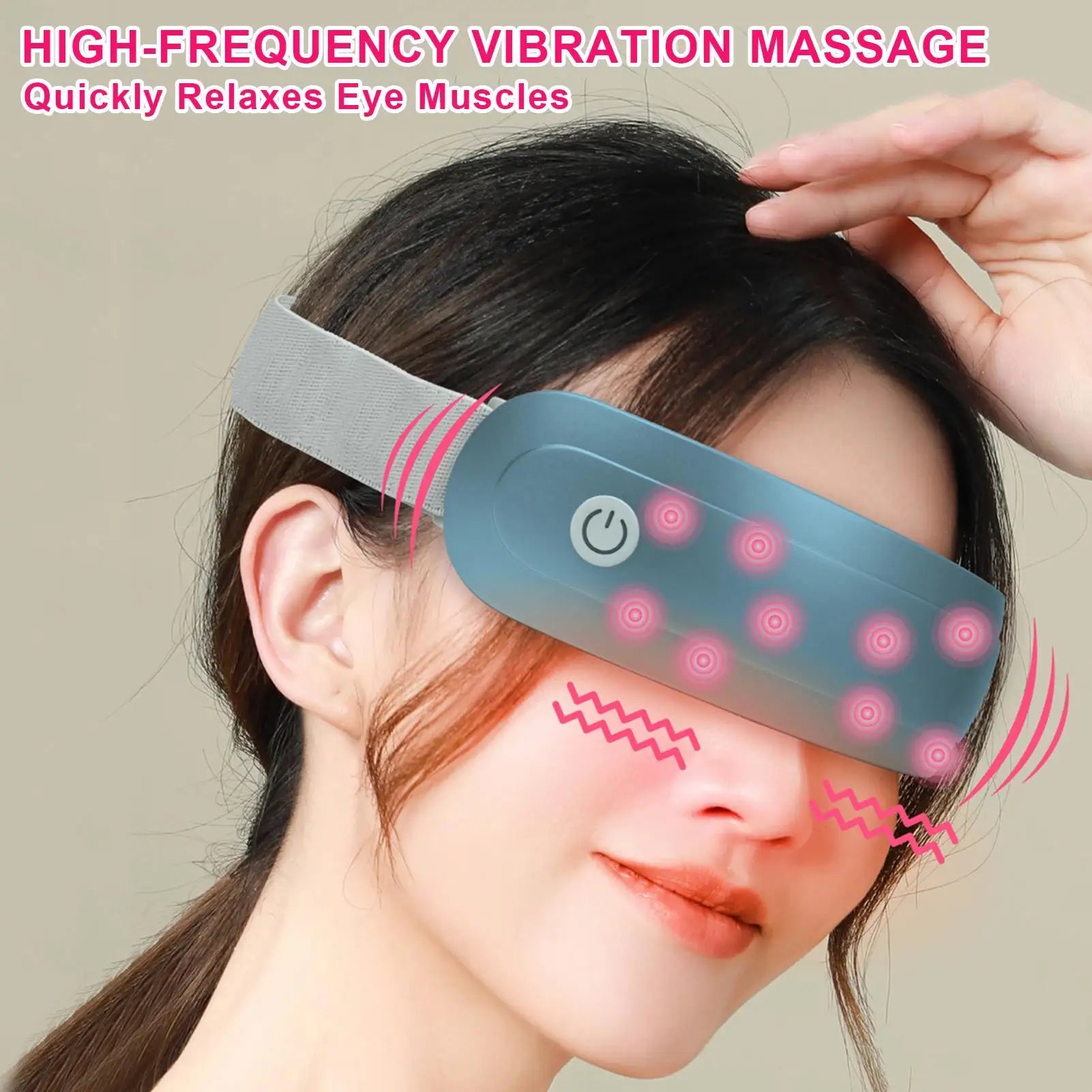Eye Muscles Massager Acupoint Vibration Massage Music Mask Relieve Qme