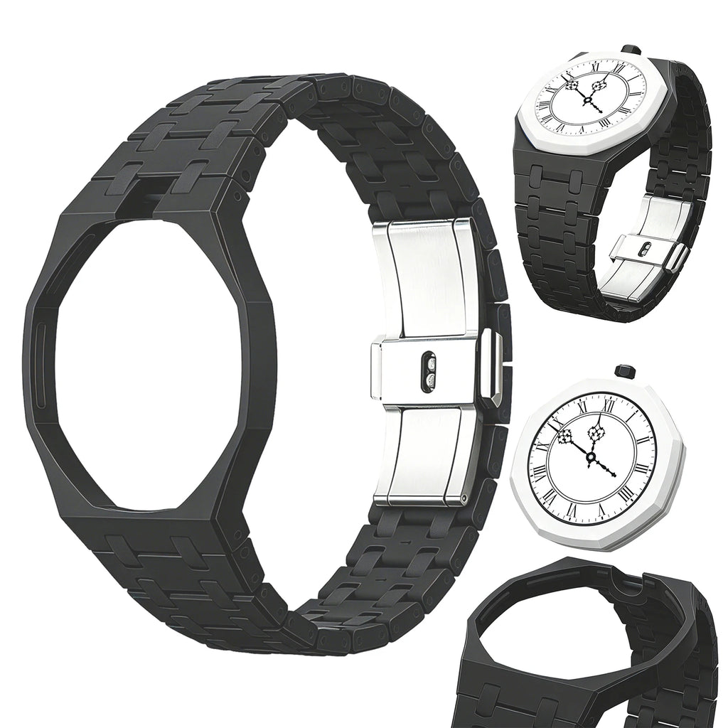 Ceramic Modification Kit for Swatch X AP Royal POP Biomaterials Watch Case + bioceramic Strap Pocket Changer To Wristwatch Qme