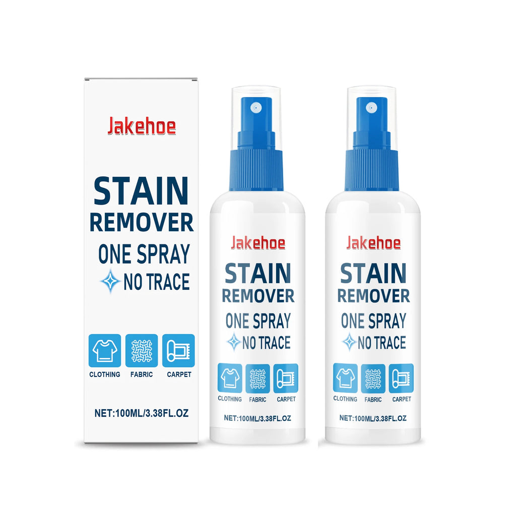 Clothes Stain Cleaning Spray Effectively Removing Stubborn Oil Stain Eliminate Odor Yellowing Descaling Clothing Bleaching Agent Qme 2 X 100ml Boxed