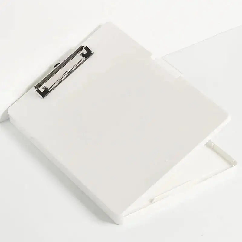 Folder Storage Box Multifunctional Desktop Organizer Suitable Daily Qme White