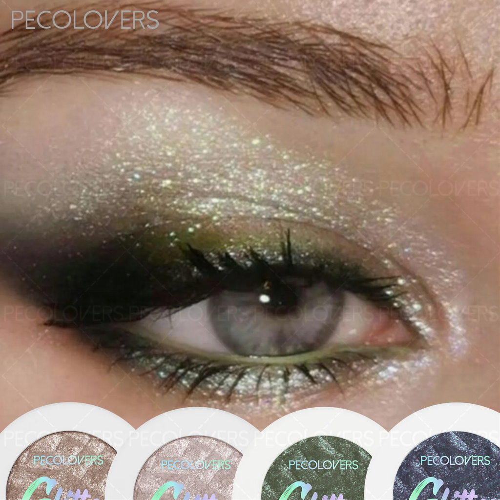 Cool Tone Chameleon Shimmer Eyeshadow Palette Pearly Lustre No Qme