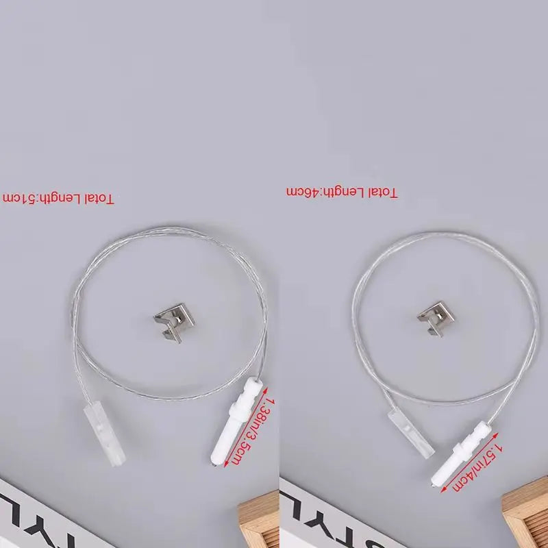 1Pc Gas Cooktop Stove Spare Igniter Electrode Spark Plug With Wire Ignition Ceramic Pin Ceramic Height 35mm 40mm For Gas Cooker Qme