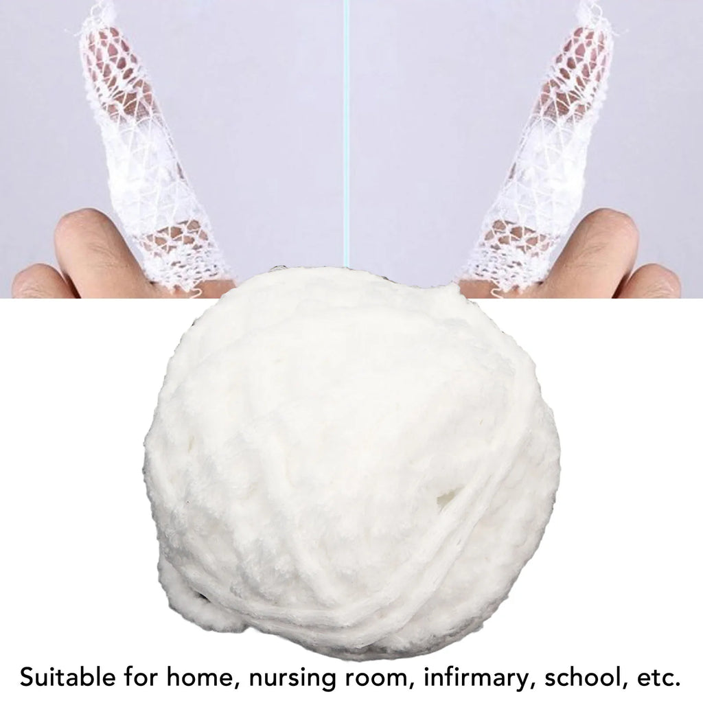 Elastic Net Wound Dressing Men Women Breathable Sports Injury Stretch Gauze Bandage for Finger Toe 21.9 Yard Finger Net Dressing Qme