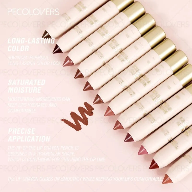 Multi Lipliner Plump Charming Lips Waterproof Sweat Resistant Qme