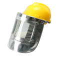 Aluminum foil Proximity Helmet for Firemen and High-Temperature Worker Radiation Protection High Temperature Helmet Use Qme Mask safety helmet