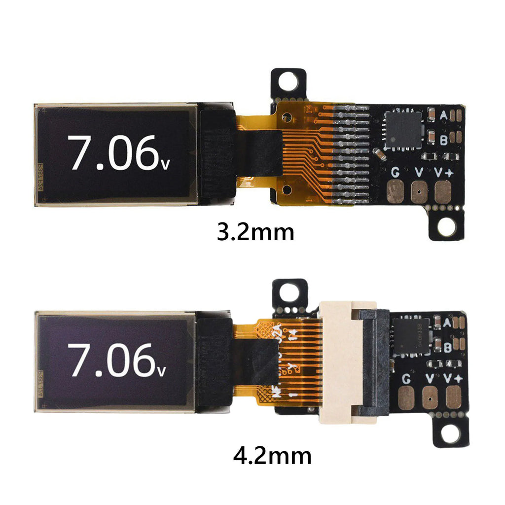 Mini OLED Digital Voltmeter Ultra Thin 0.5 Inch High Precision Voltage Meter DC 0-30V OLED LCD Display Module for Power Supply Qme