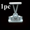 1 T-shaped suction lock bracket for the rear door of a camper van, used as a door handle for camper vans, a silent buffer Qme white