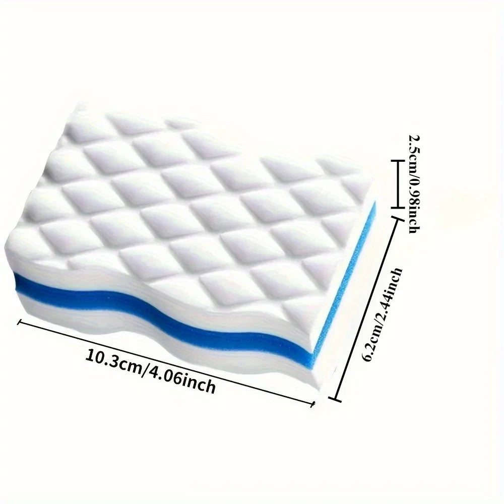 Multi-layer compression Professional Nano Sponge Eraser Clean, Multi-Use, Magic Sponge Block for Effortless Cleaning in Kitchen Qme