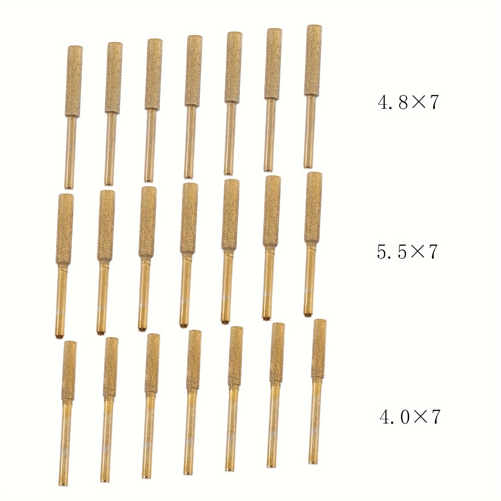 18pcs Chainsaw Chain Grinding Head Grinding Chain Machine Handheld Chainsaw Logging Saw Chain Grinding Tool Electric File Head Qme 18pcs