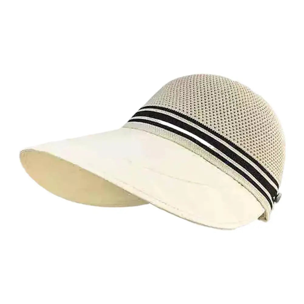 Breathable Women's Sun Hat Large Brim Hats Spring Summer Fisherman Qme Beige