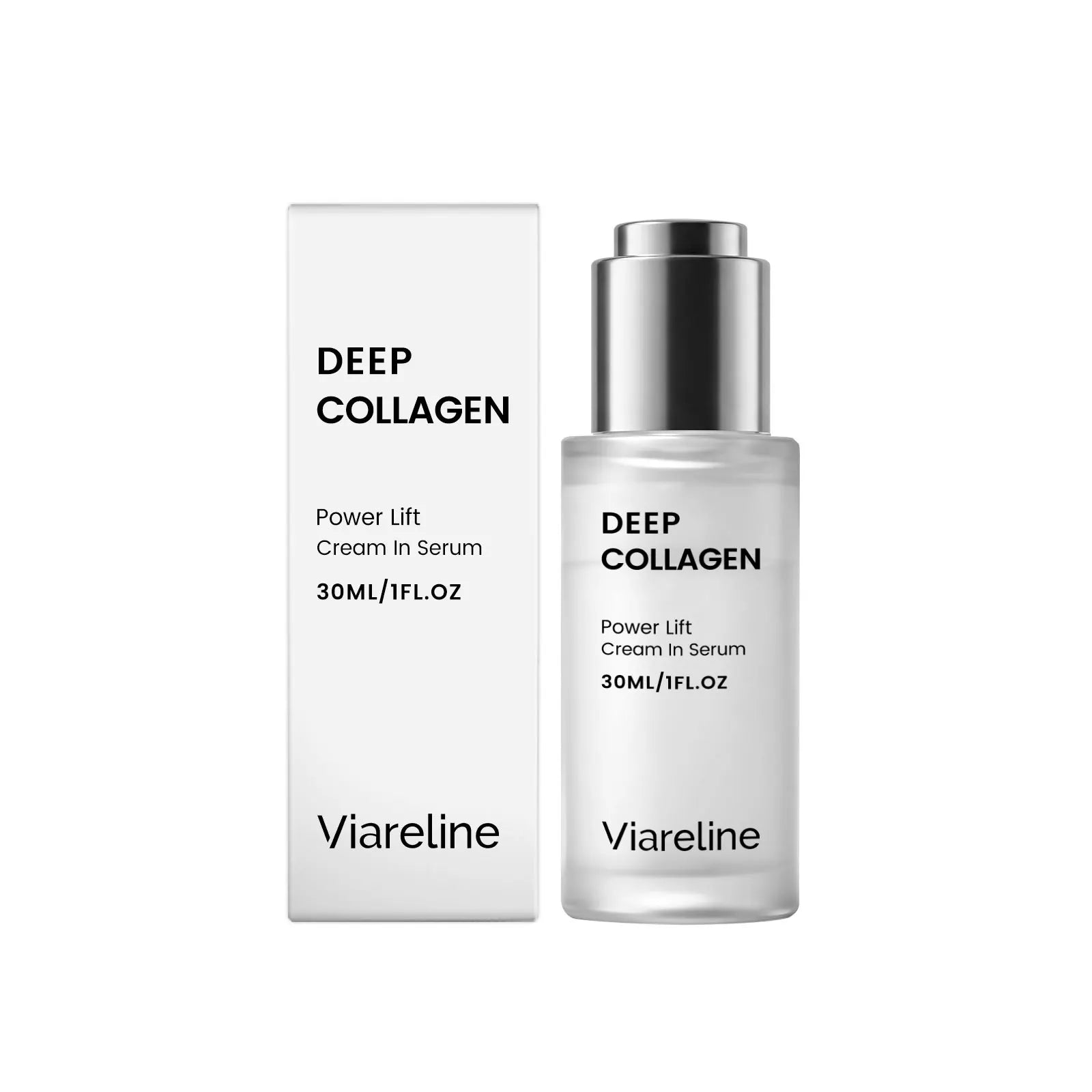Viareline Lift Serum Cream Anti Wrinkles Fades Fine Lines Improve Sagging Brighten Skin Elasticity Boost Moisturizing Face Serum Qme 30ml Boxed
