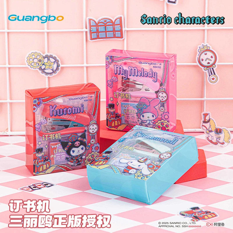 Kuromi Stapler Mini Stapler Cute, Cartoon-Themed, Portable Stapler for Students Qme