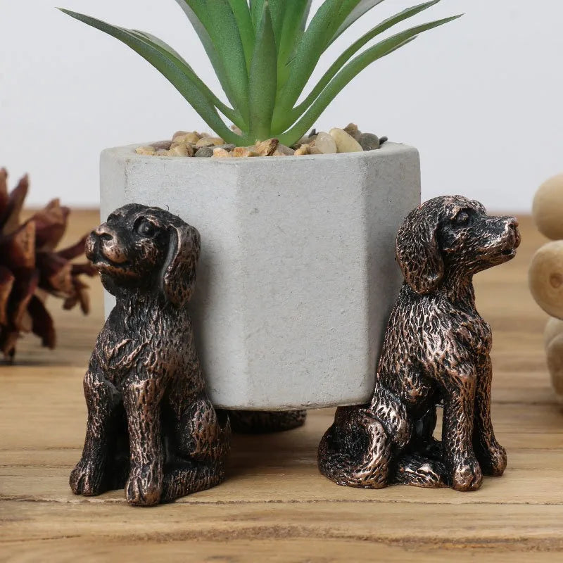 Animal Flowerpot Support Frame Dog Cat Rabbit Shaped Plant Pot Foot Qme