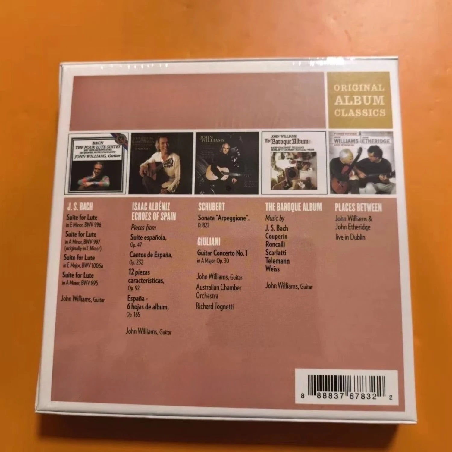 Classical Guitar Master 5-CD Box Set, Original Album Classics Collection, Acoustic Guitar Works By Renowned Virtuoso Qme