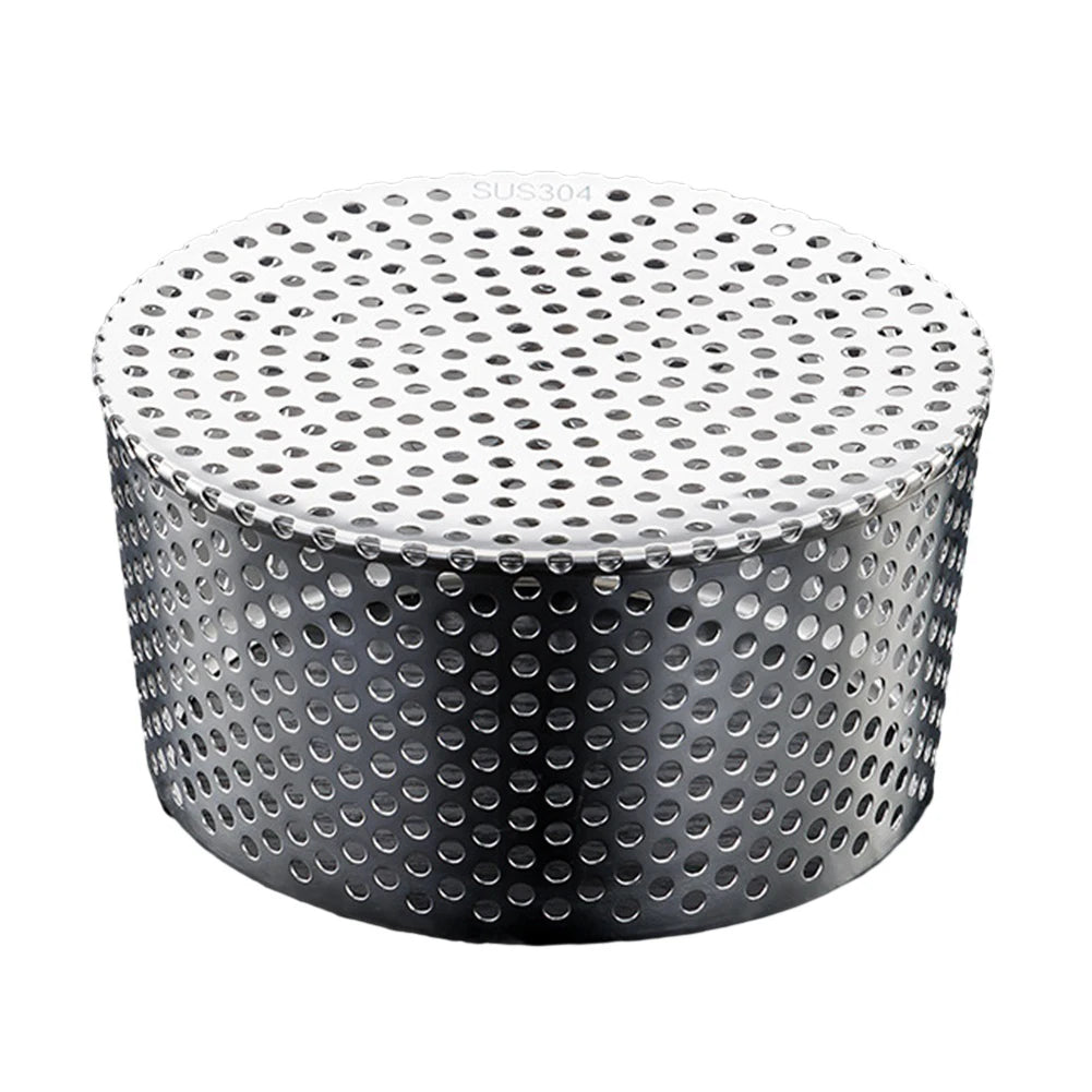 Balcony Drainage Roof Floor Drain Cover Rain Pipe Cap Stainless Steel Hair Waste Collector For Kitchen For Bathroom Qme 160mm