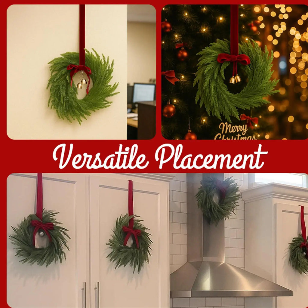 Christmas Wreath 4 Rustic Farmhouse Festive Decorations Wreaths Qme