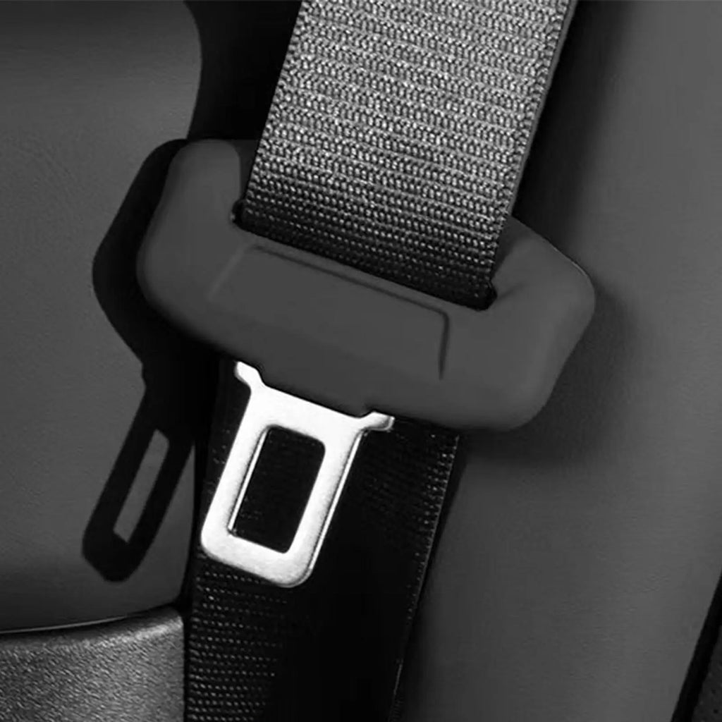 Seatbelt Clip Insert Seatbelt Silicone Locks Guard Auto Seat Strap Buckle Protector For Sedan SUV RV Truck Workshop Automotive Qme