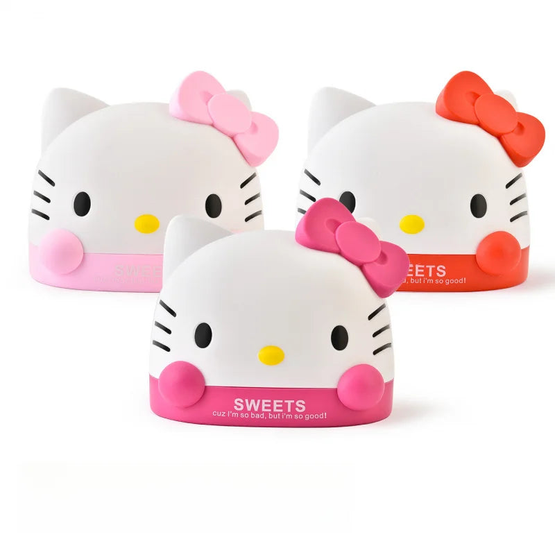 Hello Kitty Household Tissue Holder Creative Tissue Box Cartoon-themed Plastic Tissue Holder for the Living Room Table Qme