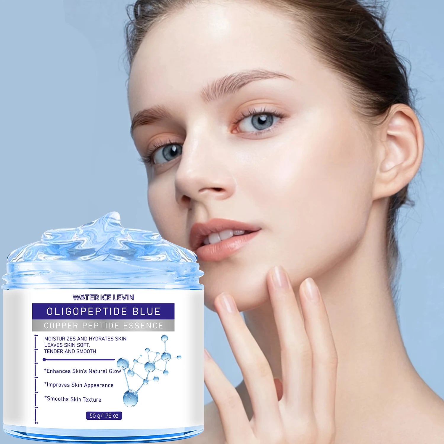 Collagen Copper Peptide Body Care Lotion, Hydrating to Smooth Skin & Boost Natural Glow Qme