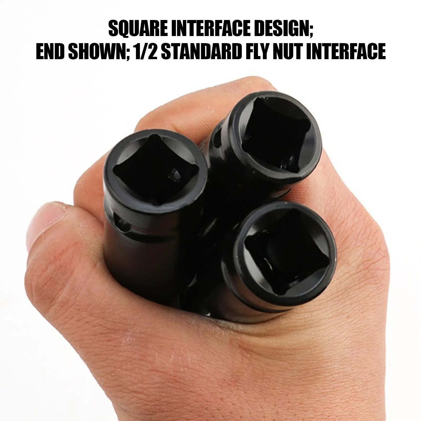 Extended Hex Socket 10mm-24mm Tight Fit With Adapter Air Tool Hex Socket Set For Mechanics Professionals Technicians Crafting Qme China Mainland