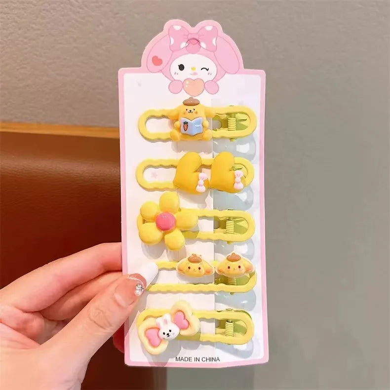 Colorful Stray-hair Duckbill Clip Kuroomi Student Cartoon Hair Girls Qme 16