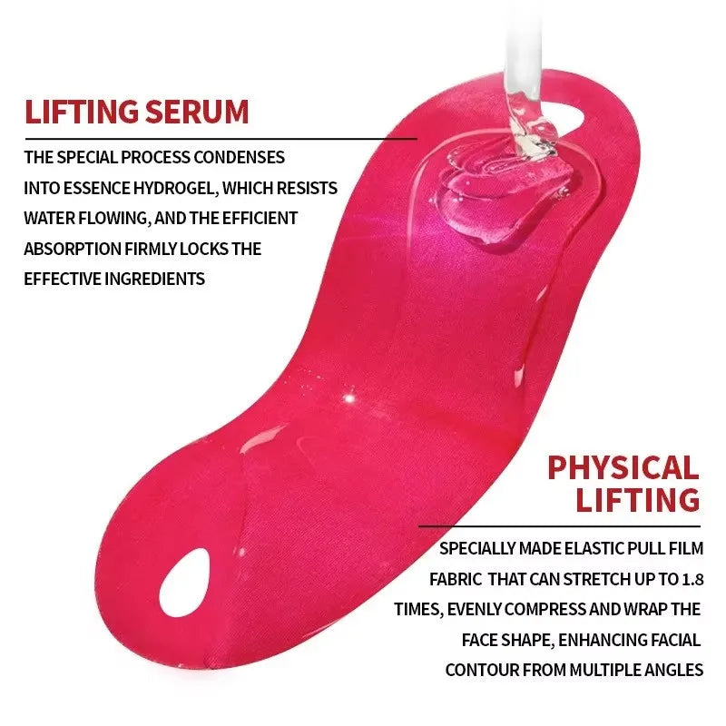 Double Chin Eliminator V Line Shaping Face Masks Toning Hydrogel Qme