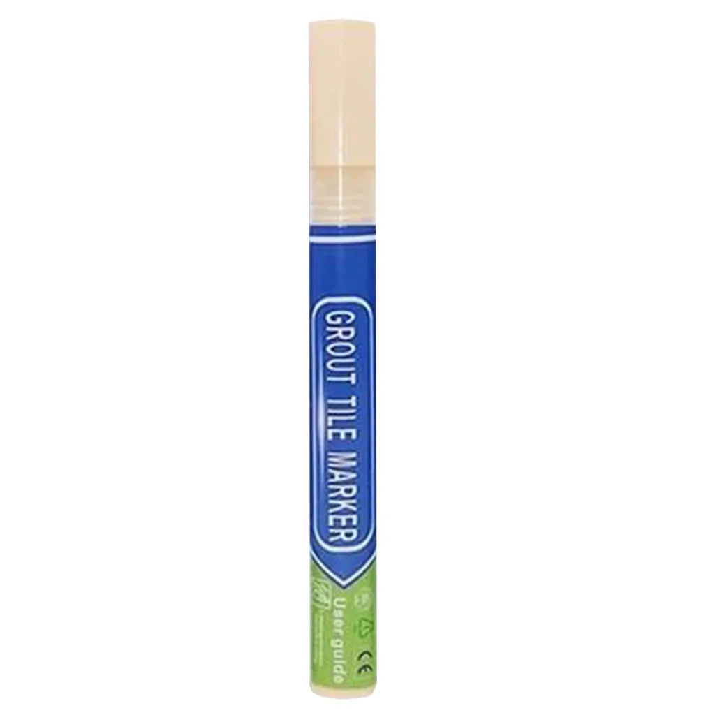 Multi Color White Waterproof Tile Marker Grout Pen Wall Seam Pen For Tiles Floor Bathroom Decontamination Seam Repair Tools 4ml Qme Khaki
