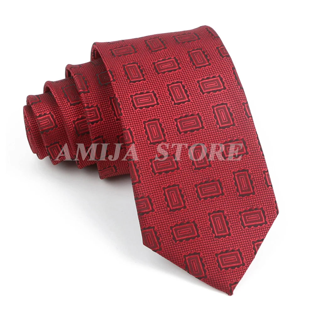 Tie Men Gravatas Wholesale Fashion Woven Luxury Necktie Dark Grey Dot Qme 28 China Mainland