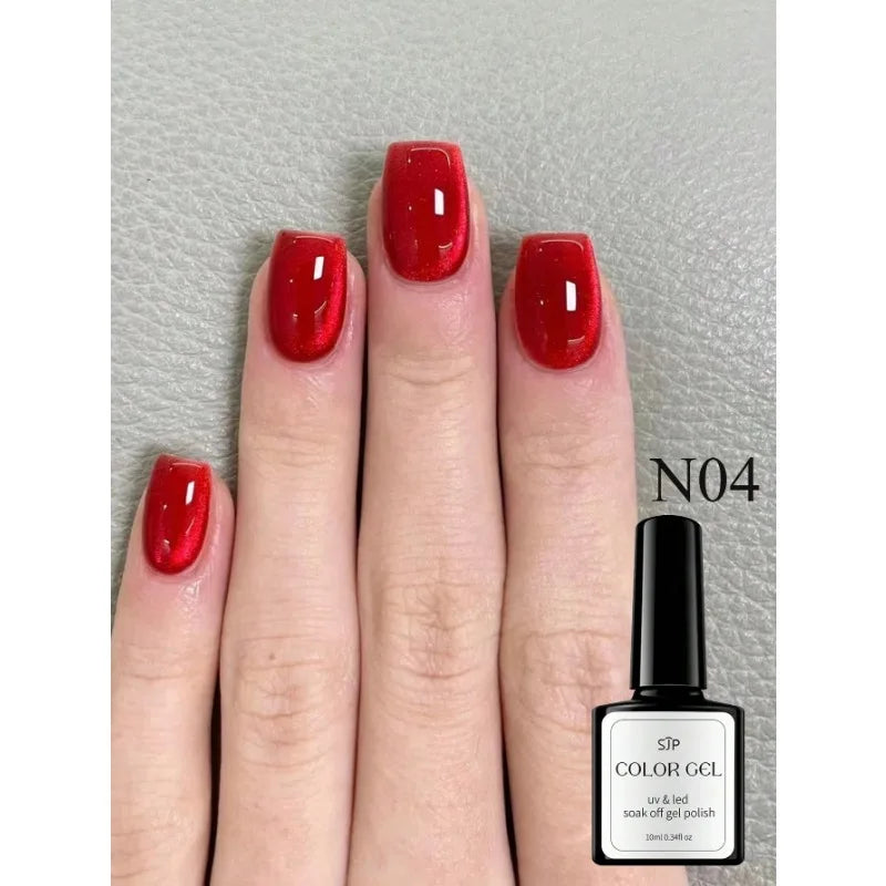 Summer Nails Glass Bead Nail Polish Cat Eye Accessories Art DIY Home Qme