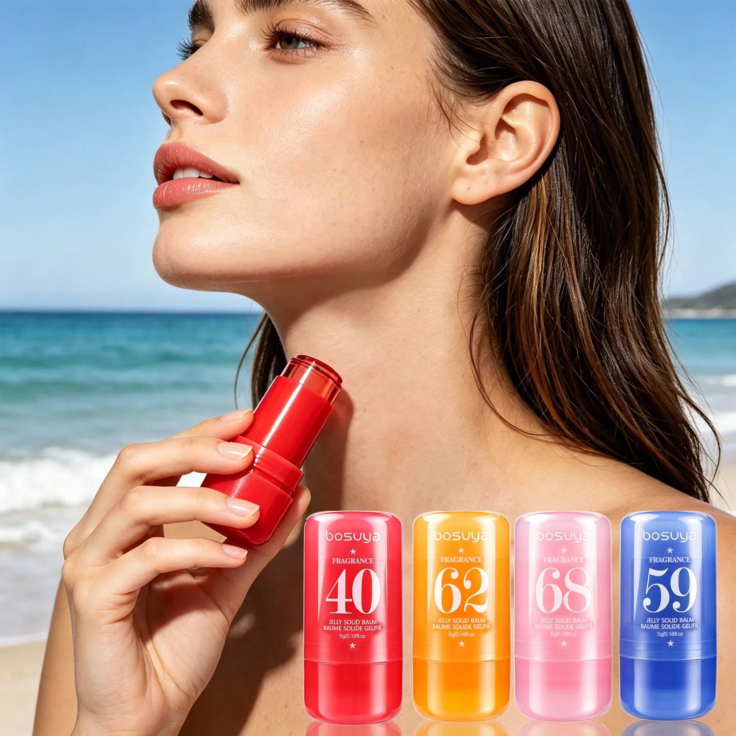 4-pack Jelly Solid Fragrance Long-lasting Elegant Fresh Multiple Qme