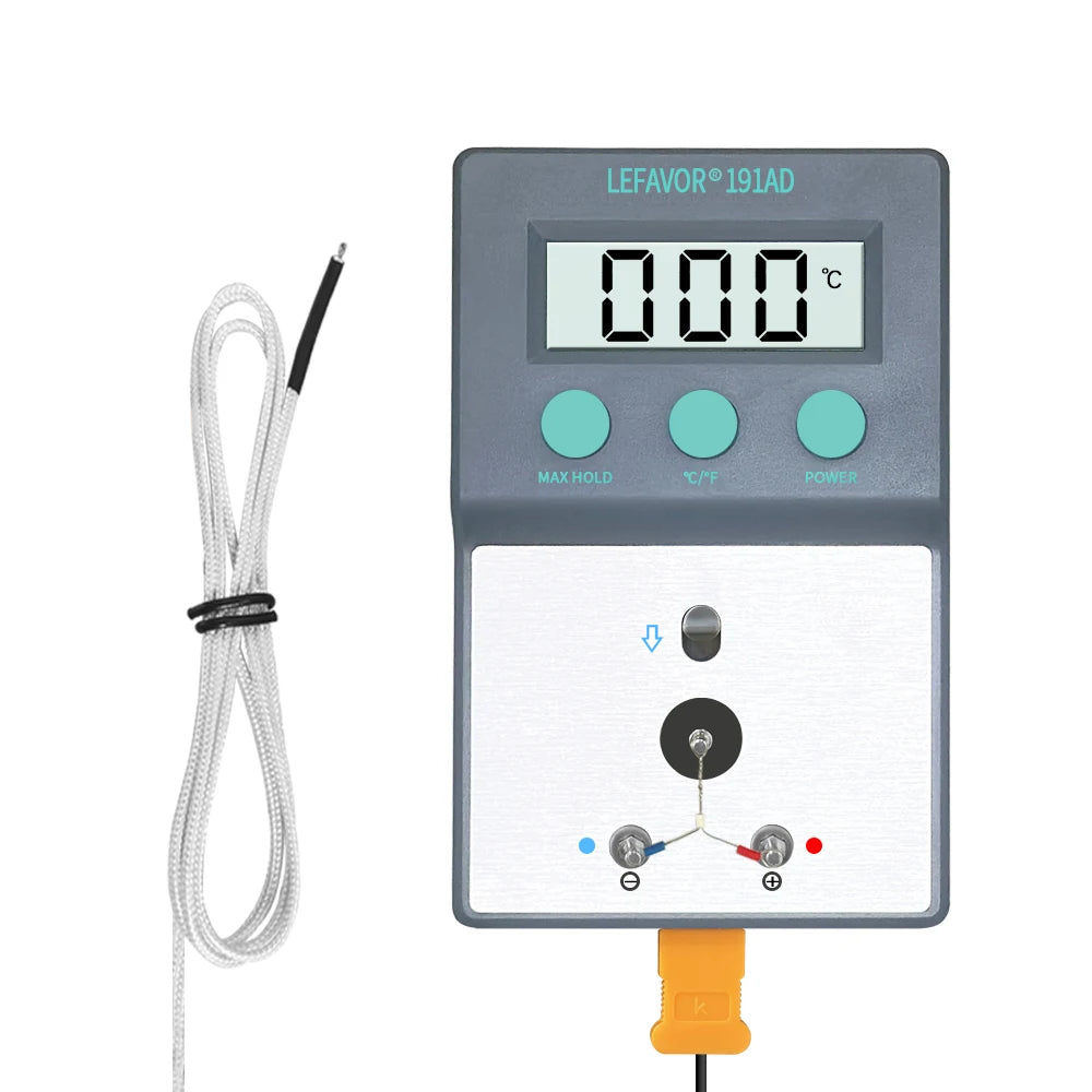 LF191AD Soldering Iron Tip Thermometer Temperature Tester 0-800 C 5 X Qme