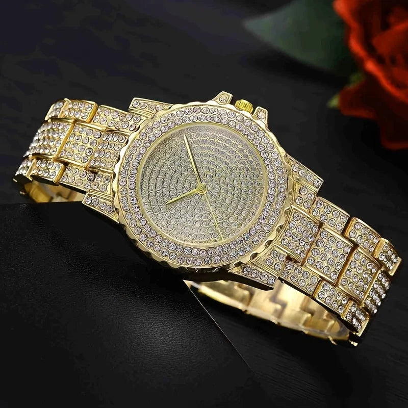 2pcs alloy watches women's watches fancy women's watches jewelry exquisite fashion women's watches Qme