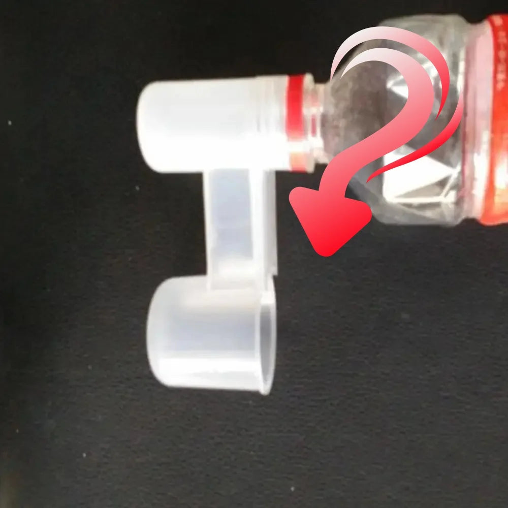 Auto Drinking Device for Birds Plastic Pet Feeder Double Nozzle Water Botter for Chicken/Pigeon/Parrot/Pet Drinking Accessories Qme