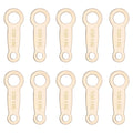 10PCS 14K Gold Filled Extender Chain Connectors 7.8*2.7mm End Chain for DIY Jewelry Making Accessories Necklace Charm Components Qme 10pcs 7.8x2.7mm