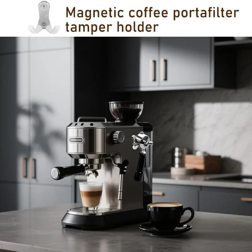 Wall Mount Portafilter Holder Metal Espresso Accessories Organizer Qme