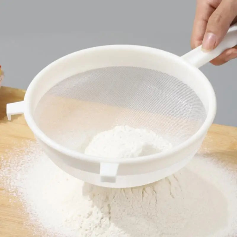 Coffee Filter Colanders Tools Plastic Fine Mesh Spoon Strainer Qme
