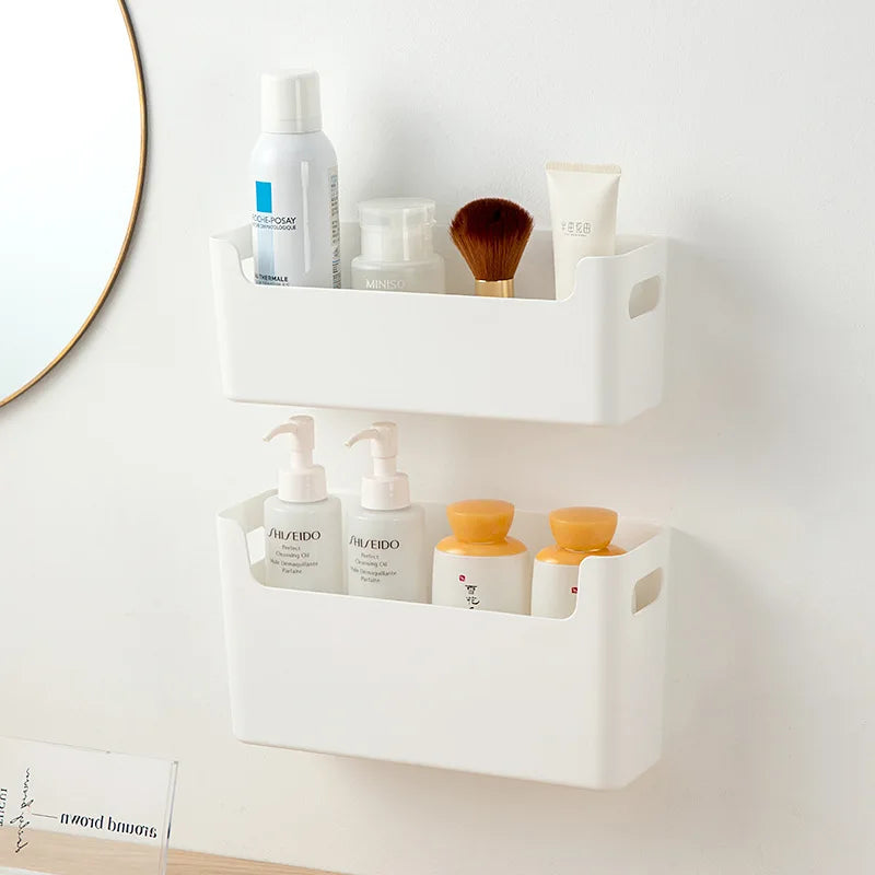 Cabinet Door Storage Box, Seasoning Rack, Perforated Wall Storage Box, Home Underwear and Socks Storage Rack, Tableware Drying Qme