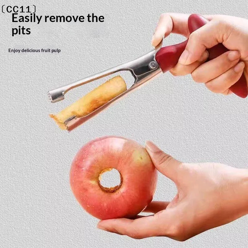 Fruit Corer Stainless Steel Pears Core Remover Tool Cutter Seeder Qme