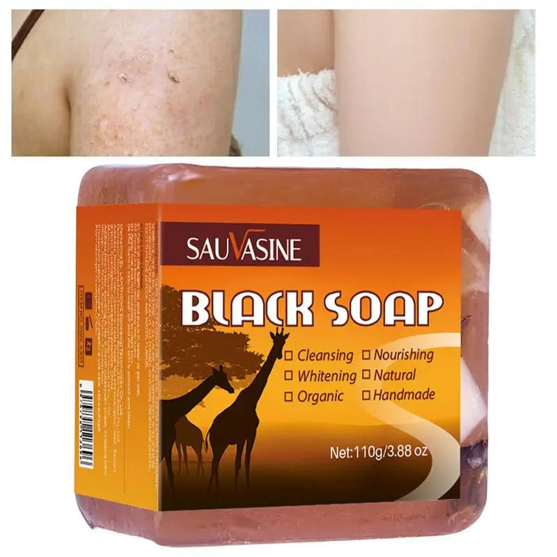 Dark Black Skin Cleansing Lightening Soap Organic Handmade African Qme