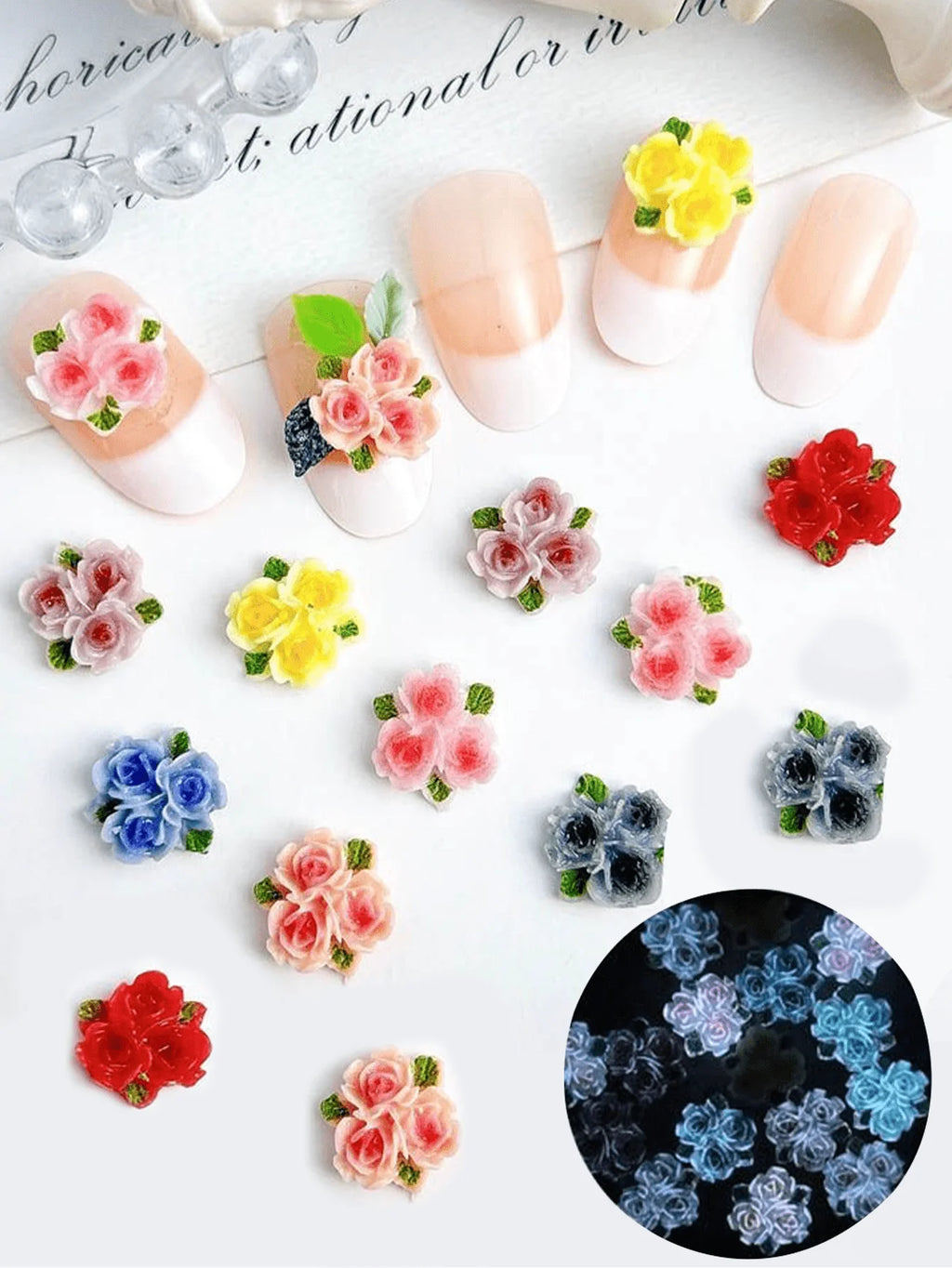 30 Mixed Nail Accessories Decoration Women's Products Qme