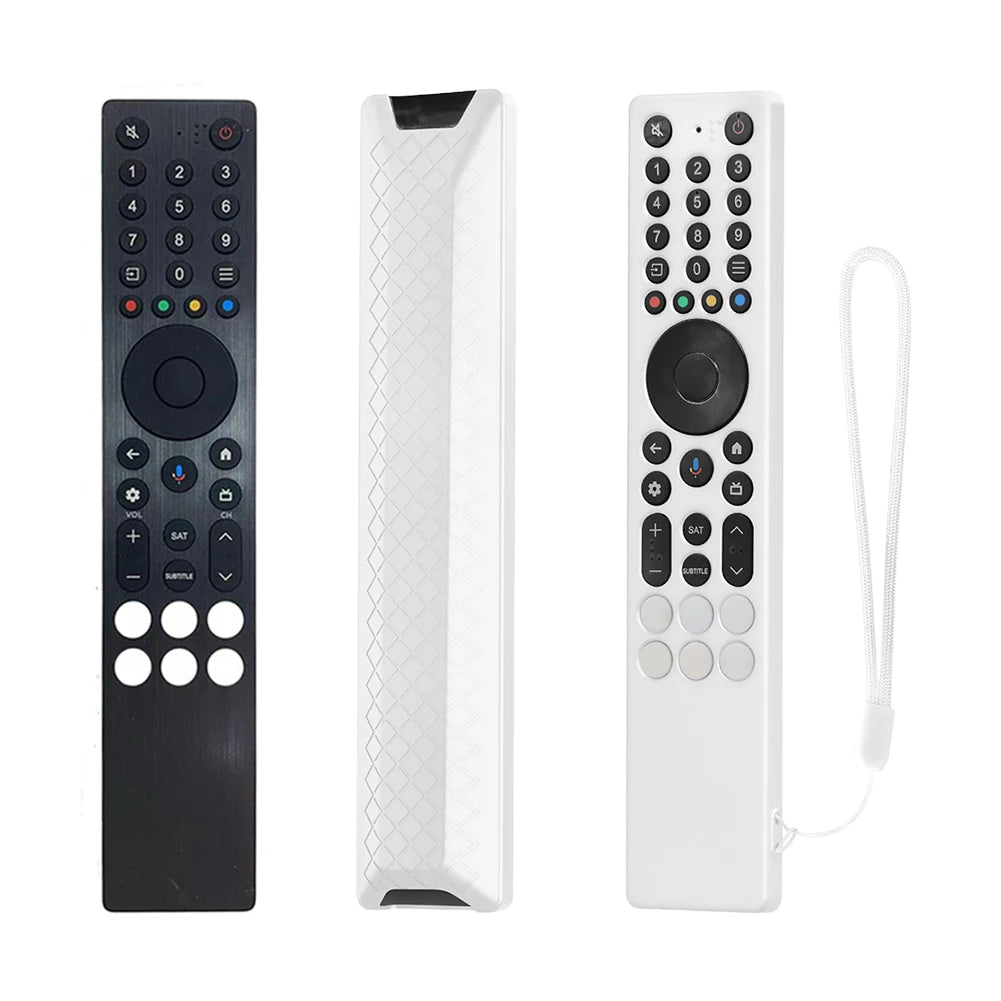 For TCL RC833A Remote Control Protect Case with Lanyard Drop-Proof RC Cover Anti-Slip Television RC Shell Smart TV Accessories Qme