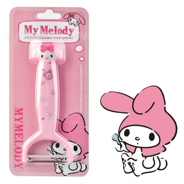 Hello Kitty New Japanese-Style Cute Peeler Stainless Steel Cartoon Peeler Kitchen Peeling Tool Qme 3