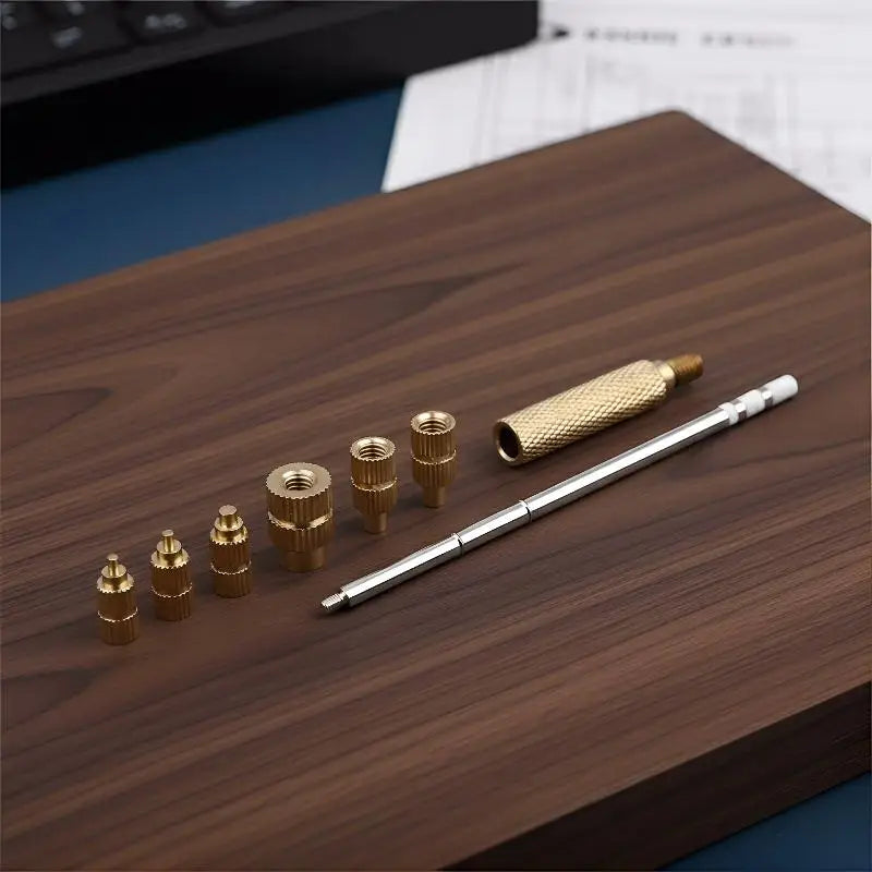 T12 Soldering Iron Heat Tool M2 5 M3 M4 M5 M6 M8 Melt Knurled Nut Qme