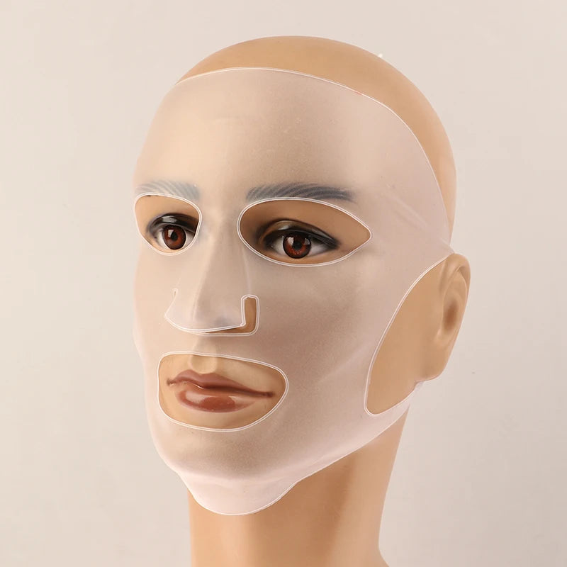 Silicone Facial Mask Reusable Skin Care Tool Women Hanging Ear Design Qme