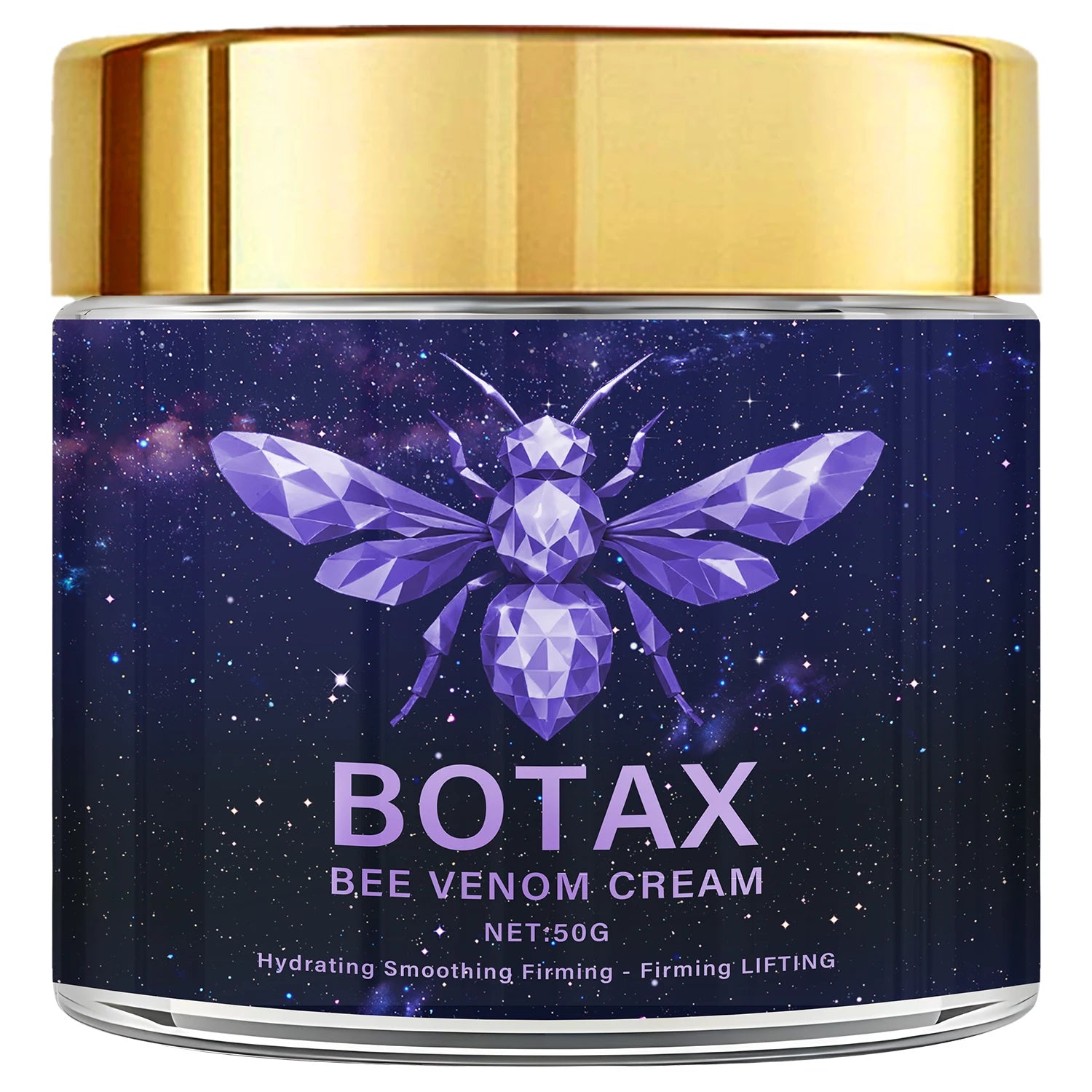 Botax Bee Venom Firming Cream for Hydrating, Smoothing & Tightening Skin with Retinol & Hyaluronic Acid. Qme black 50g