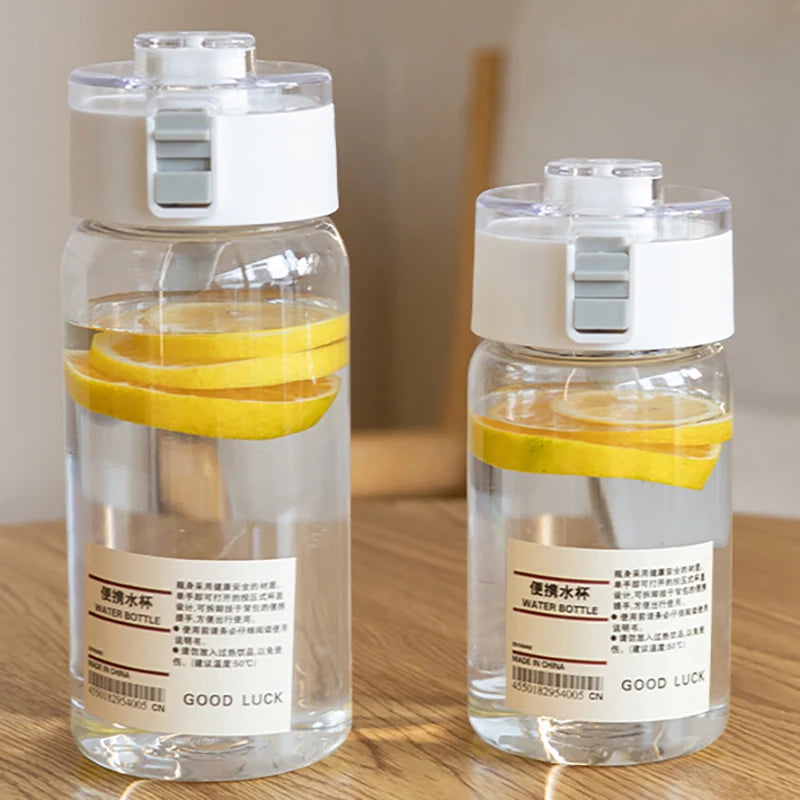 Water Bottle Space Cup Bouncing Cover Handy Sports Plastic Qme