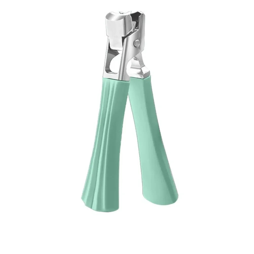 Professional Stainless Steel Nail Clippers Thick Hard Toenails Wide Qme Green