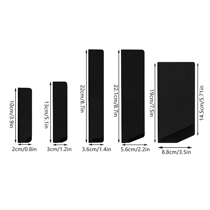 Plastic Kitchen Knife Blade Protector For 3.5-10 Inch Knife Cases Eco-Friendly Material New High Quality Practical Qme